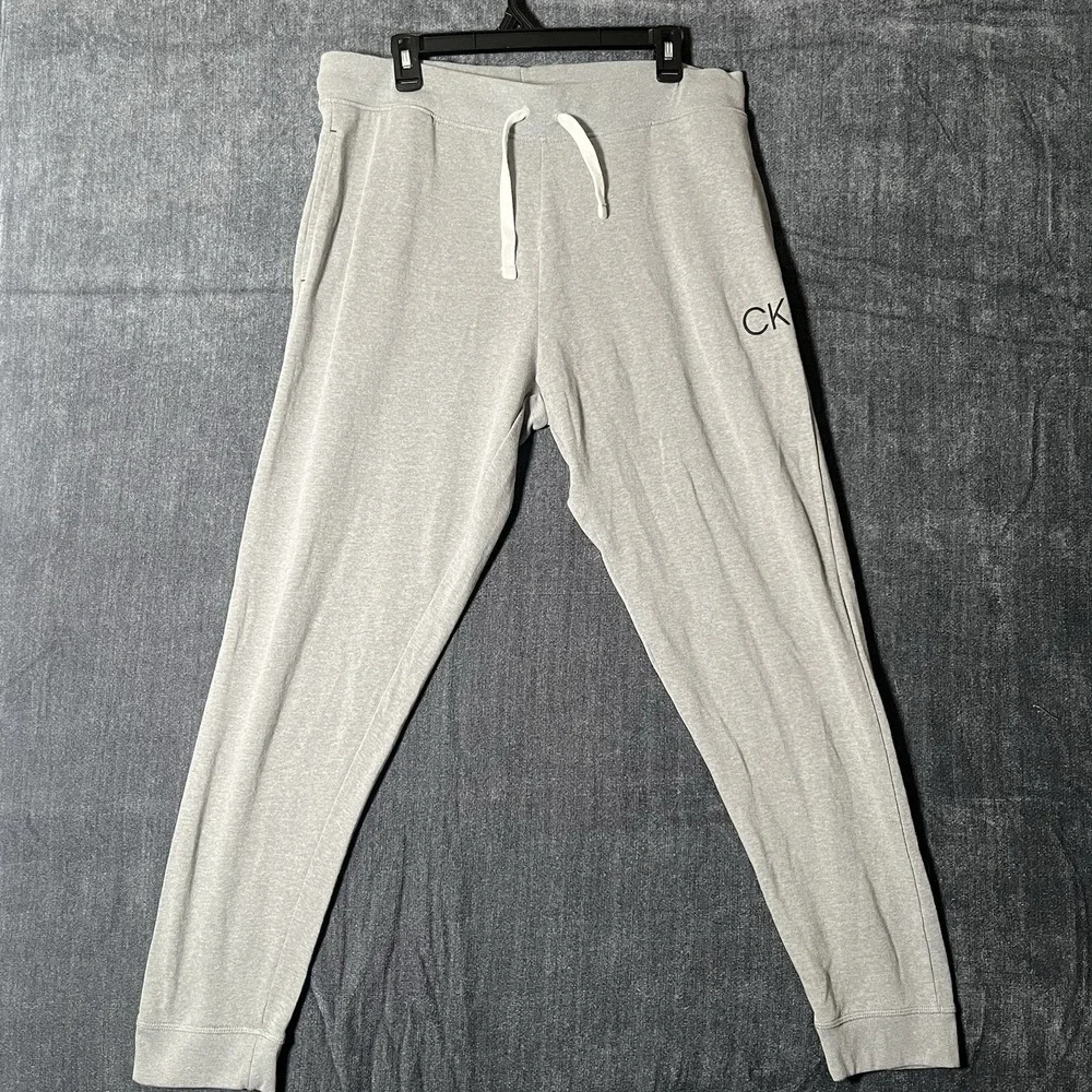 Calvin Klein Pants Mens XL Sleepwear Pajama Lounge Jogger Drawstring Gray